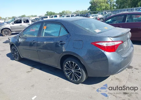 2015 Toyota Corolla S Plus from USA, damaged, VIN 5YFBURHE8FP265121